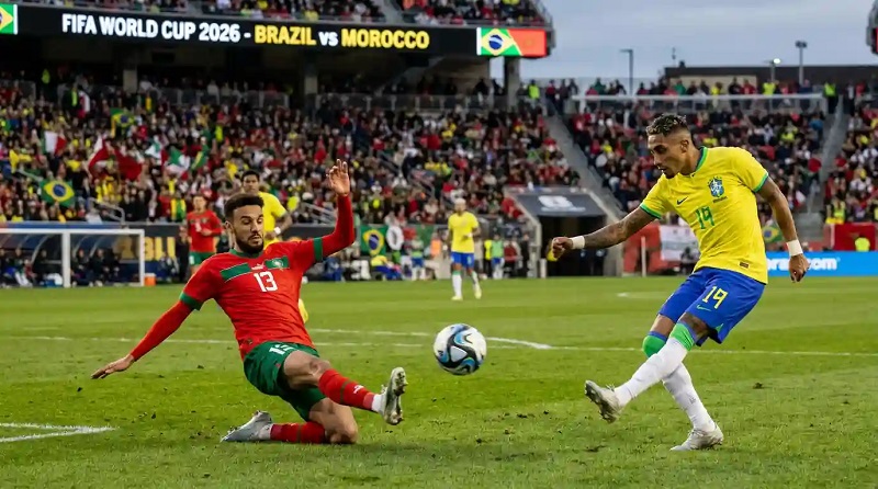 موعد مباراة البرازيل والمغرب