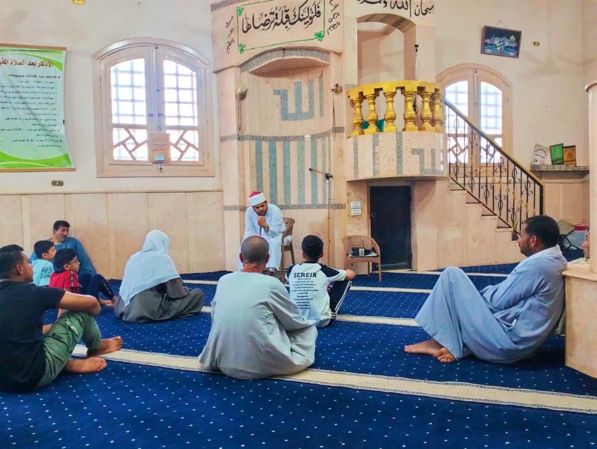 برنامج «المساجد المحورية» بـ 291 مسجدًا بعنوان «إتقان العمل» بالفيوم