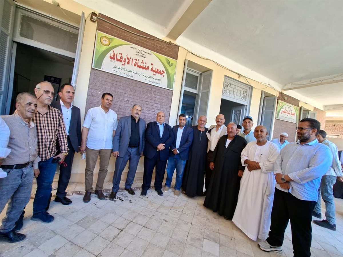 جانب من جولة رئيس الإصلاح الزراعي