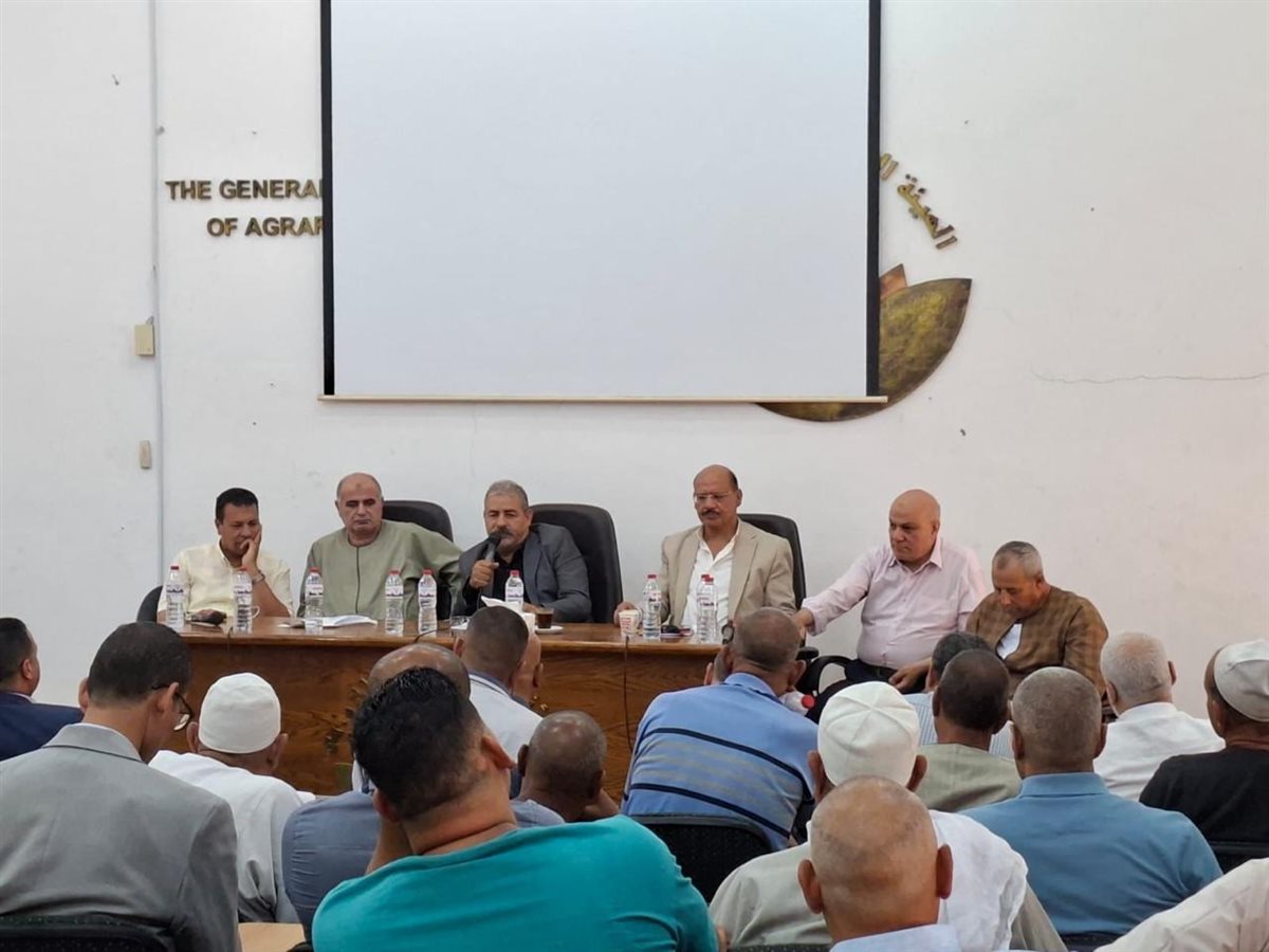 جانب من جولة رئيس الإصلاح الزراعي