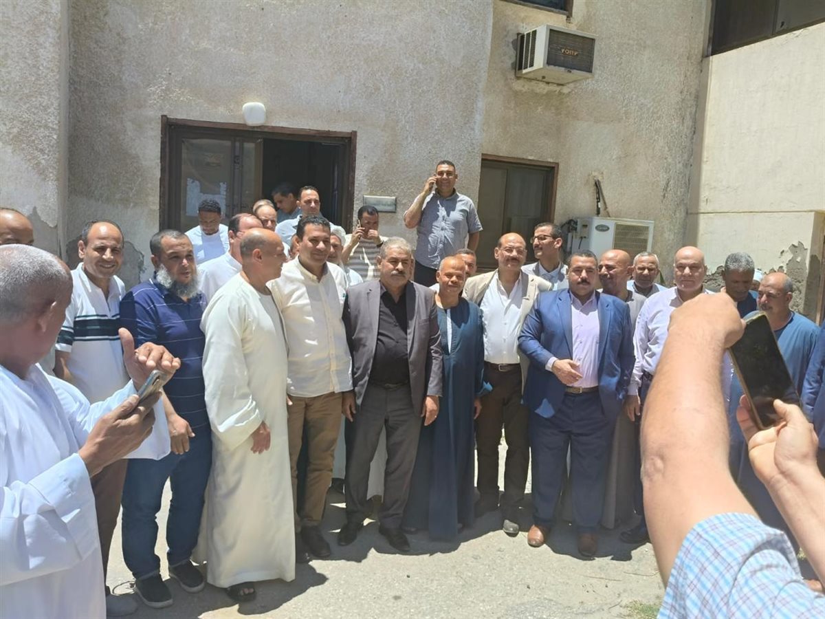 جانب من جولة رئيس الإصلاح الزراعي