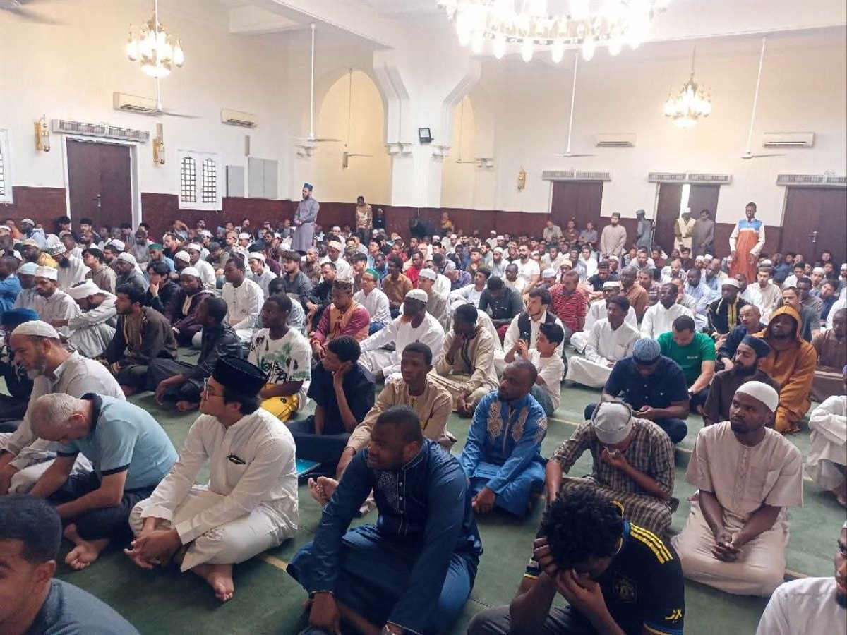 خطبة الجمعة بمسجد مدينة البعوث