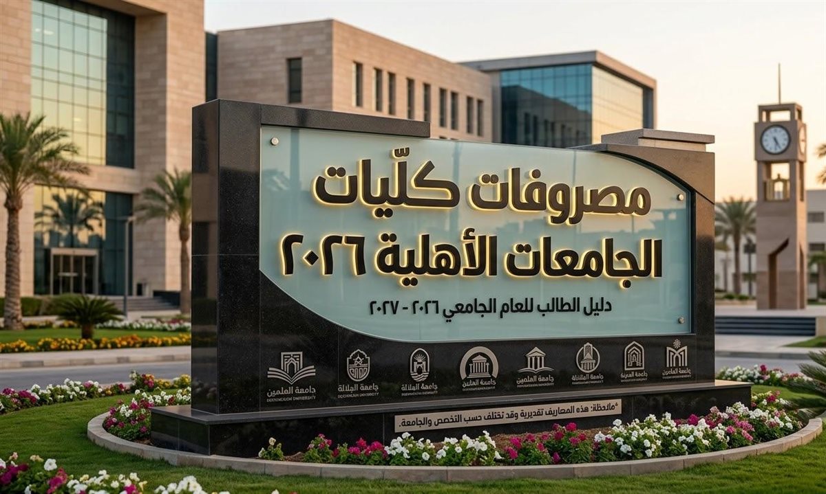 مصروفات الجامعات الأهلية 2026