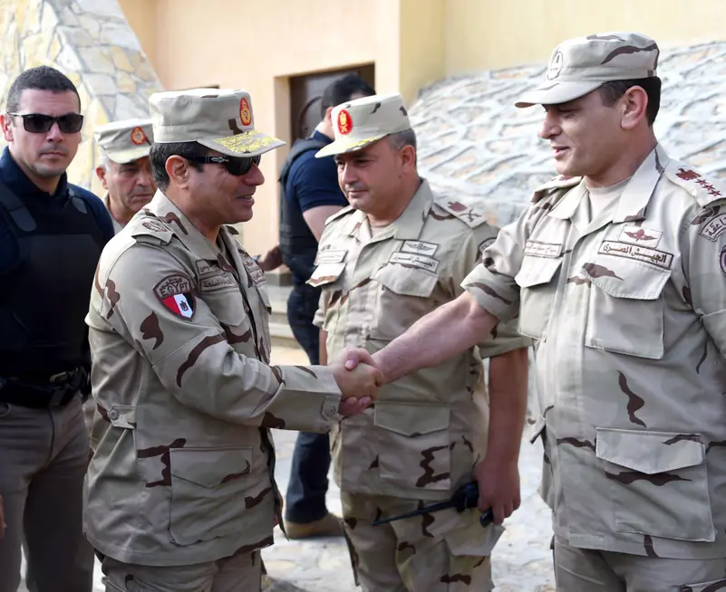 <strong>زيارته إلى شمال سيناء</strong>