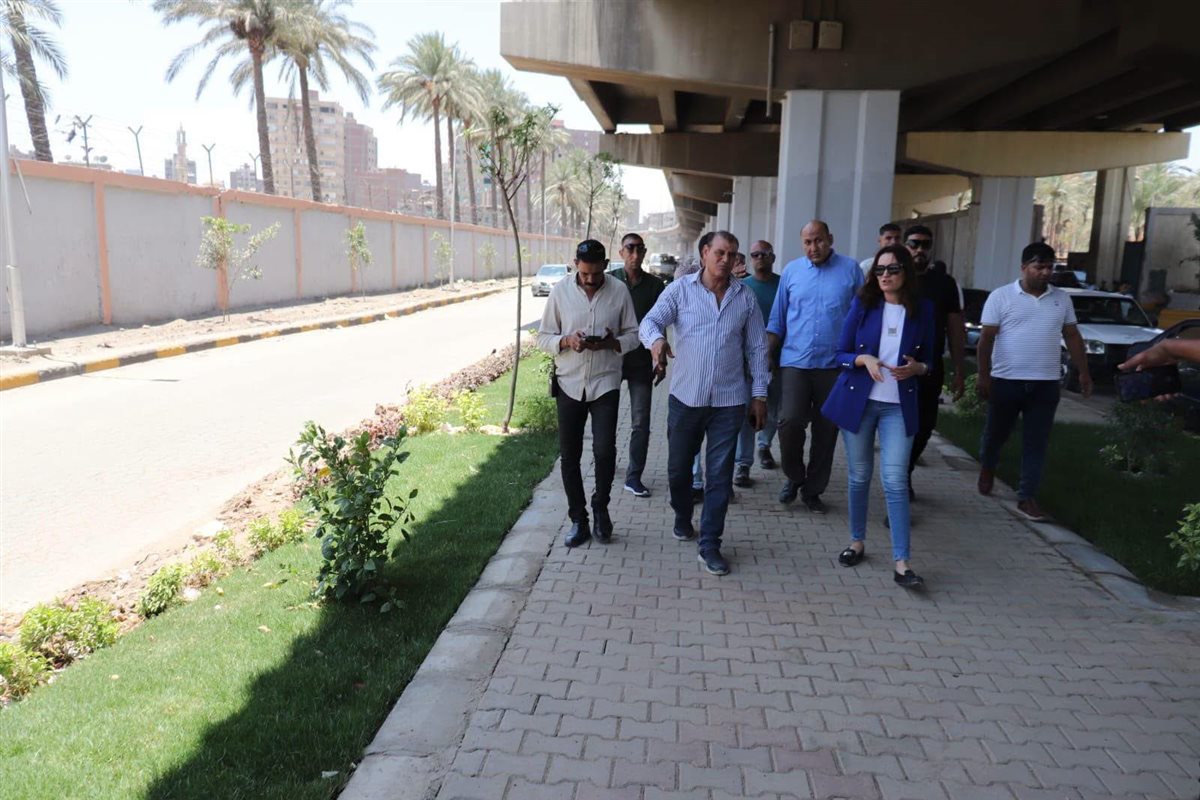 جانب من جولة نائب محافظ الجيزة