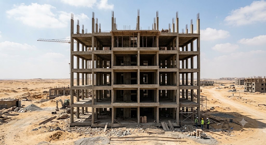 مشروع عقاري لم ينتهي - مولدة بالذكاء الأصطناعي