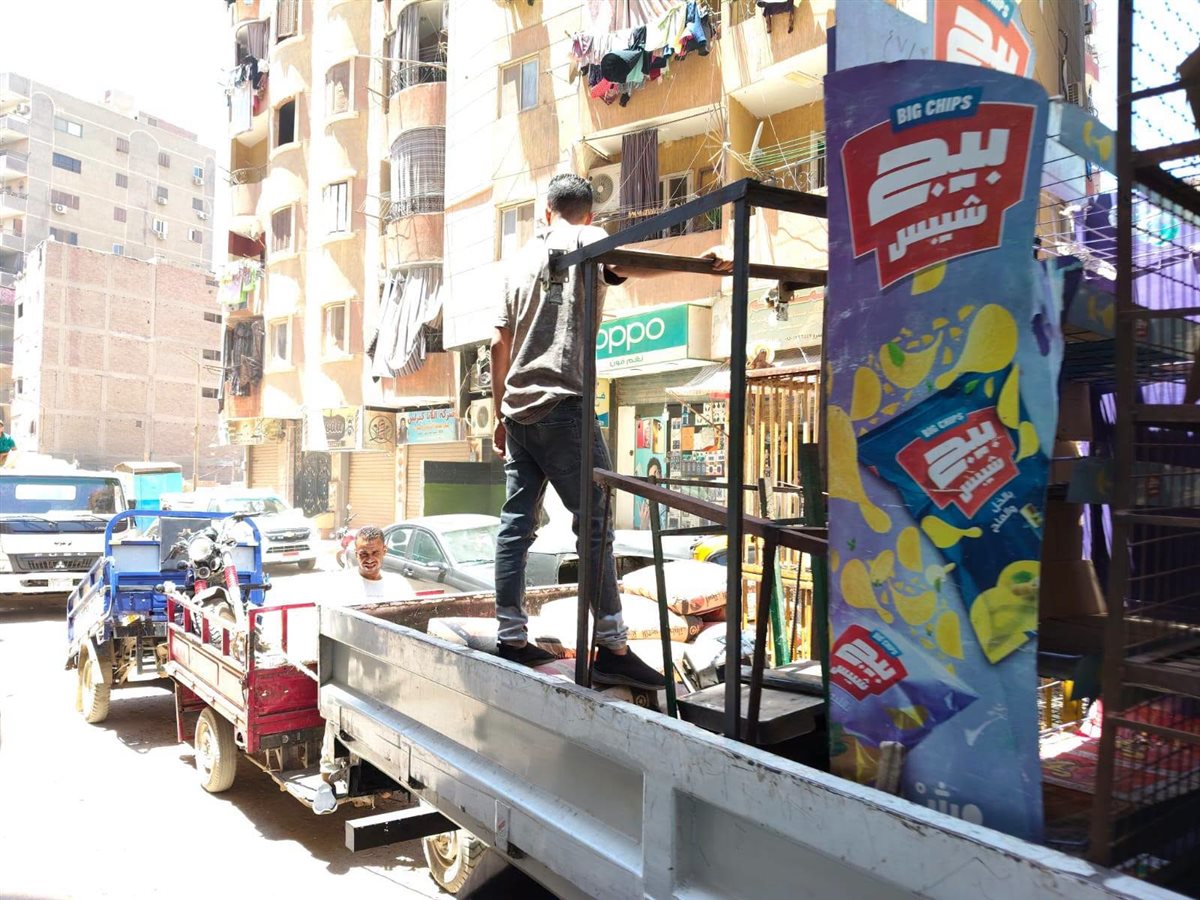 جانب من التحفظ على المركبات