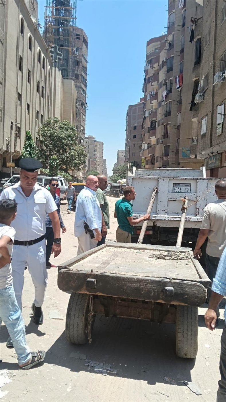 جانب من التحفظ على المركبات