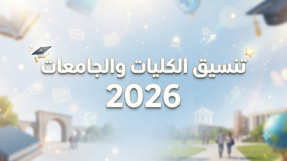 تنسيق الجامعات 2026