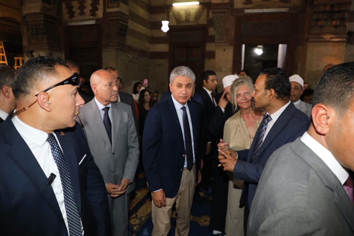 جانب من افتتاح قبة قايتباي