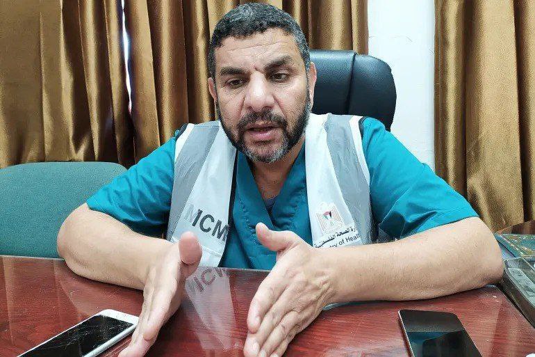 الدكتور مروان الهمص، مدير المستشفيات الميدانية في قطاع غزة