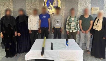 المتهمين والأسلحة المستخدمة