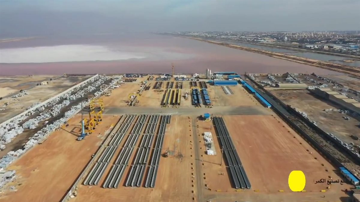 مصنع الكمرات الخرسانية لمشروع مترو الأسكندرية