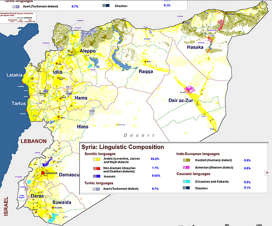 <strong>التركيبة الديمغرافية السورية (heritageforpeace)</strong>