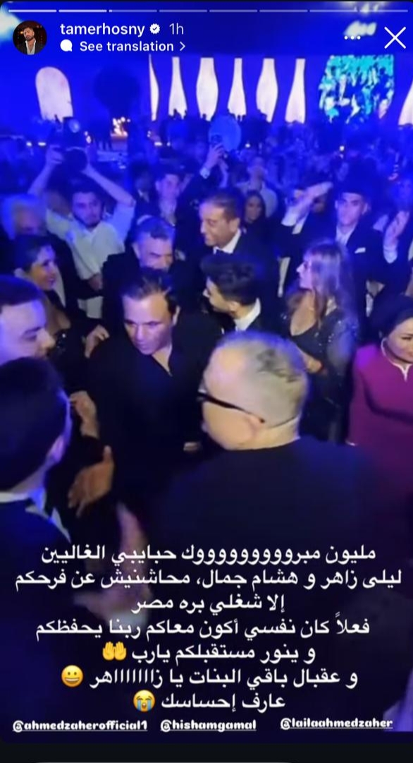 ستوري تامر حسني