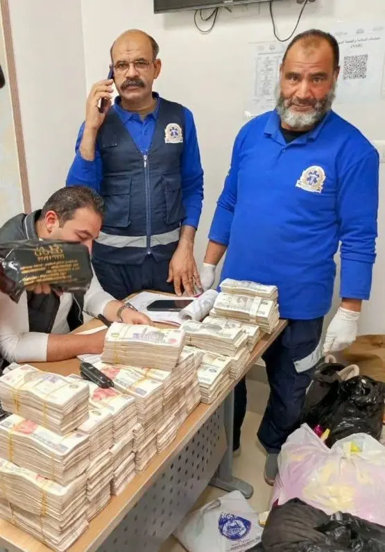 إسعاف المنيا تسلم أمانات مالية ومصوغات ذهبية