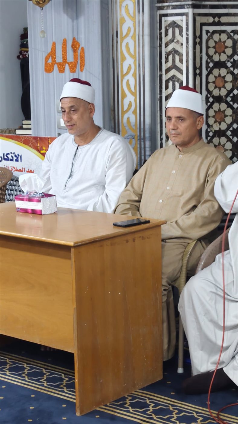 «ترشيد استهلاك المياه مسئولية دينية ووطنية» فعاليات الأسبوع الثقافي بمسجد محي الدين أبو العز