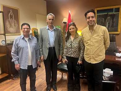 غادة رجب ورئيس دار الأوبرا