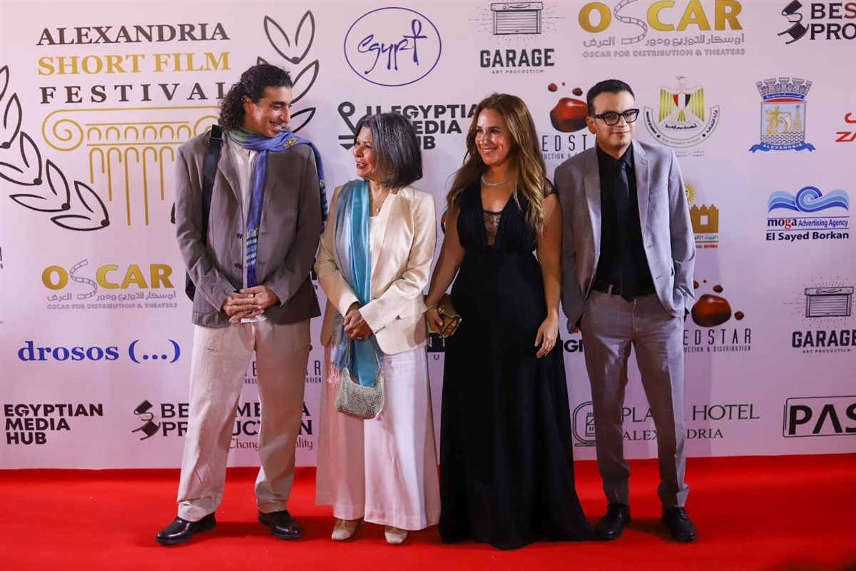 النجوم على ريد كاربت مهرجان الإسكندرية للفيلم القصير