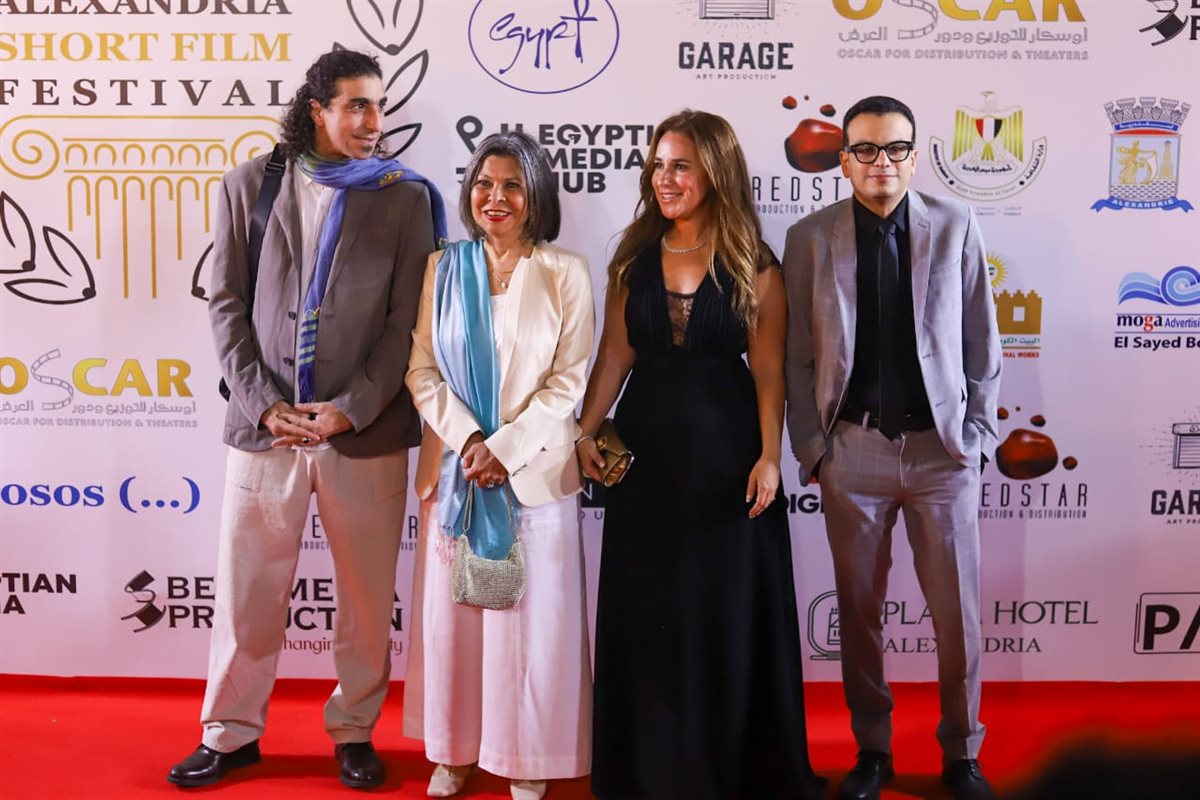 النجوم على ريد كاربت مهرجان الإسكندرية للفيلم القصير