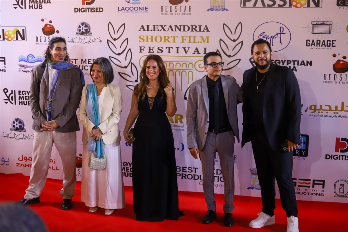 نجوم الفن في حفل افتتاح مهرجان الإسكندرية للفيلم القصير
