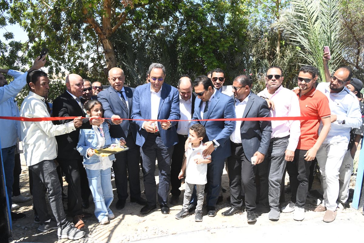 افتتاح محطة مياه شرب الجبيل المدمجة بقنا