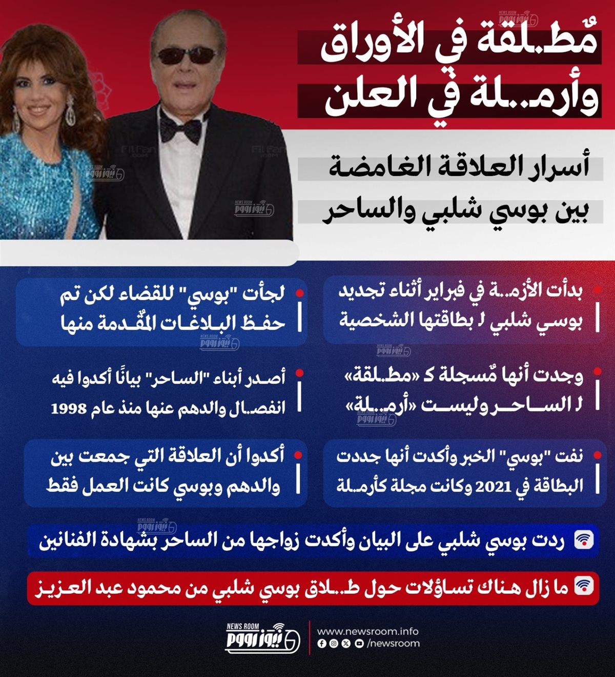 أزمة بوسي شلبي ومحمود عبد العزيز&nbsp;