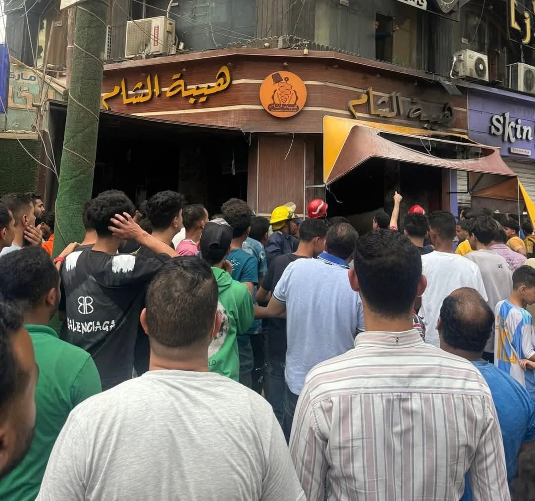 تسريب غاز.. وراء اشتعال النيران فى مطعم بالفيوم