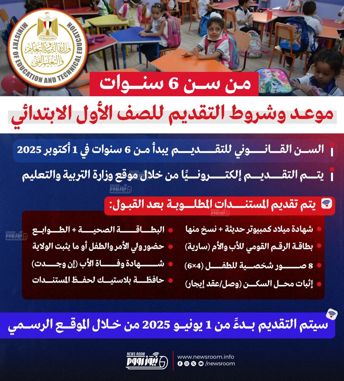 التقديم لـ رياض الأطفال