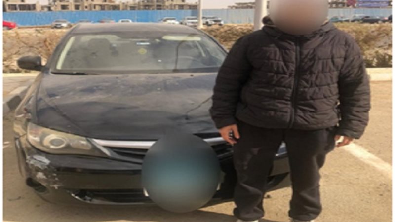 السائق والسيارة المضبوطة