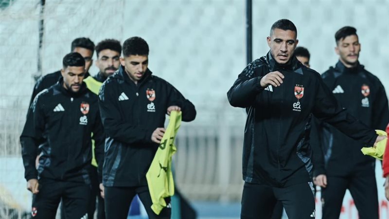 جانب من تدريبات النادى