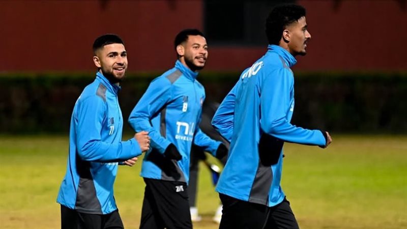لاعبو الزمالك خلال