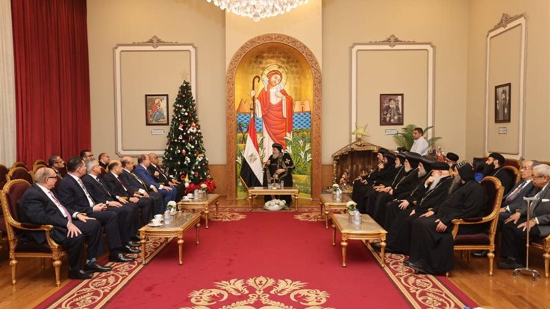 وزير العدل يهنئ البابا