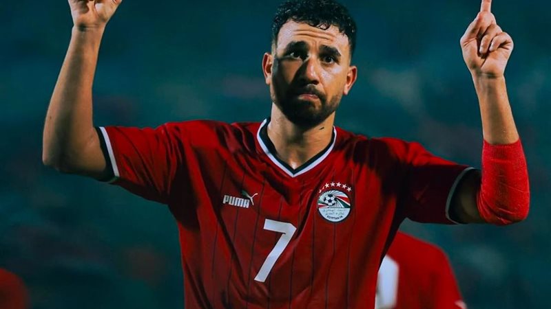 لاعب منتخب مصر محمود