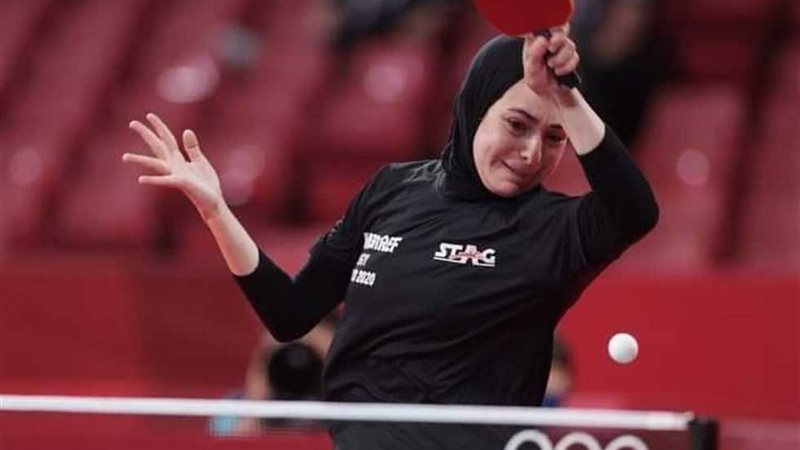 دينا مشرف لاعبة منتخب