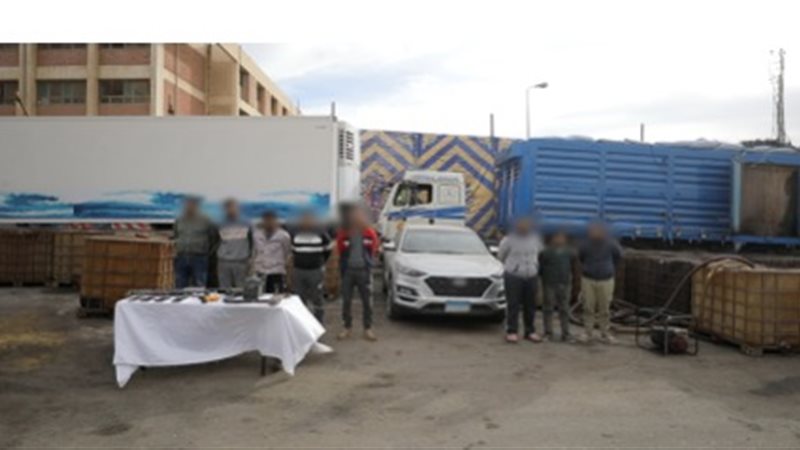 عصابة سرقة المواد