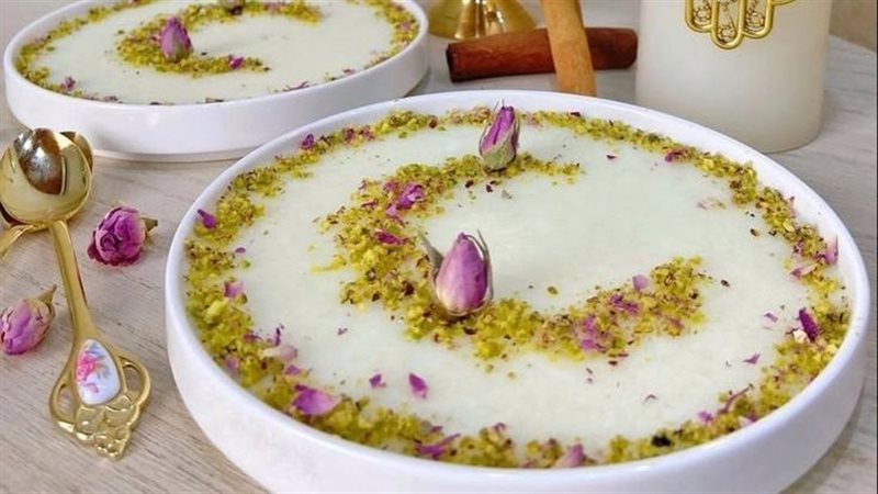 الأرز بلبن