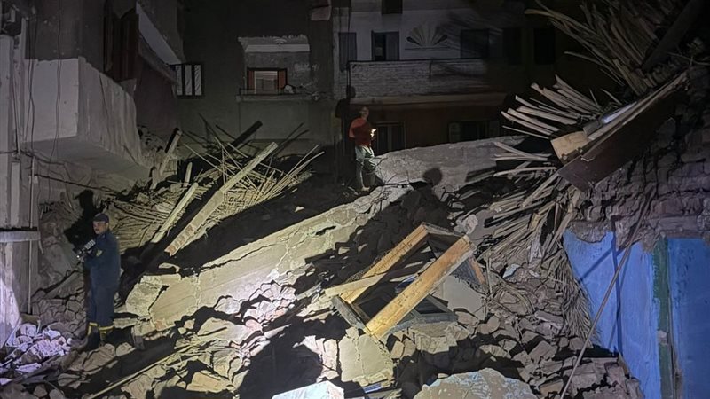 إنهيار عقار ارشيفية