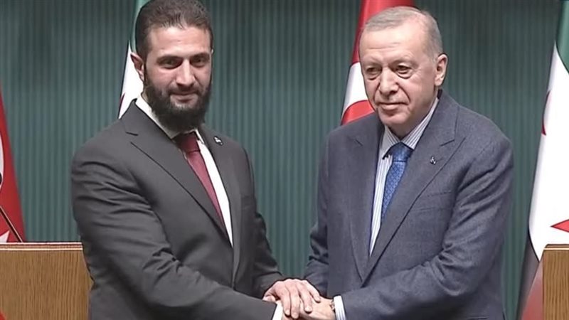 الشرع وأردوغان