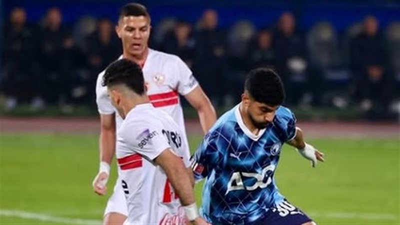 لاعبي الزمالك وبيراميدز