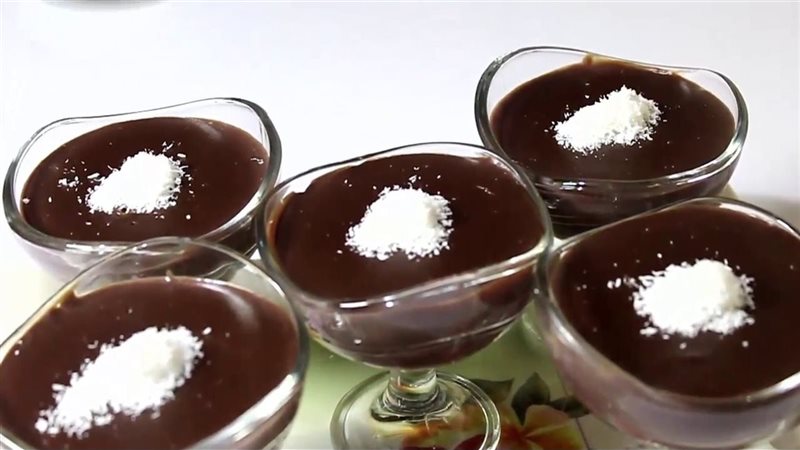 المهلبية بالشيكولاتة