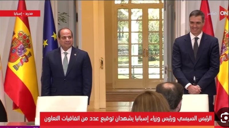 السيسى ورئيس وزراء