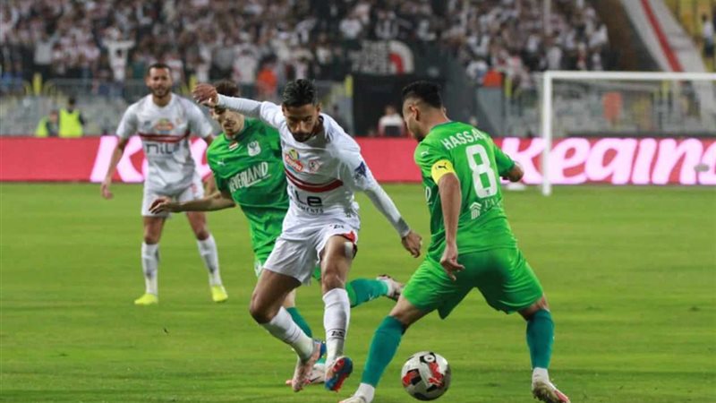 مباراة الزمالك والمصري