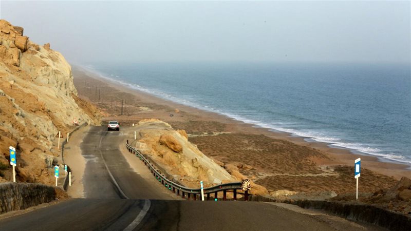 طريق بالقرب من تشابهار