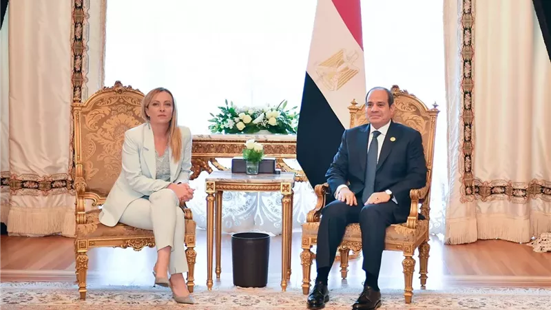 الرئيس السيسي ورئيسة