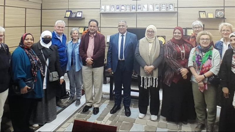 وفد ألماني بجامعة