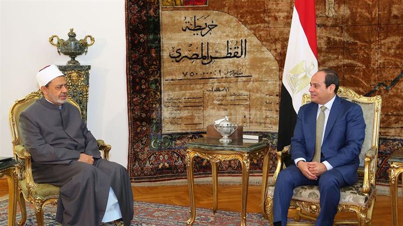 السيسي وشيخ الأزهر