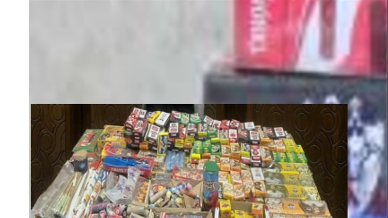 الألعاب النارية المضبوطة