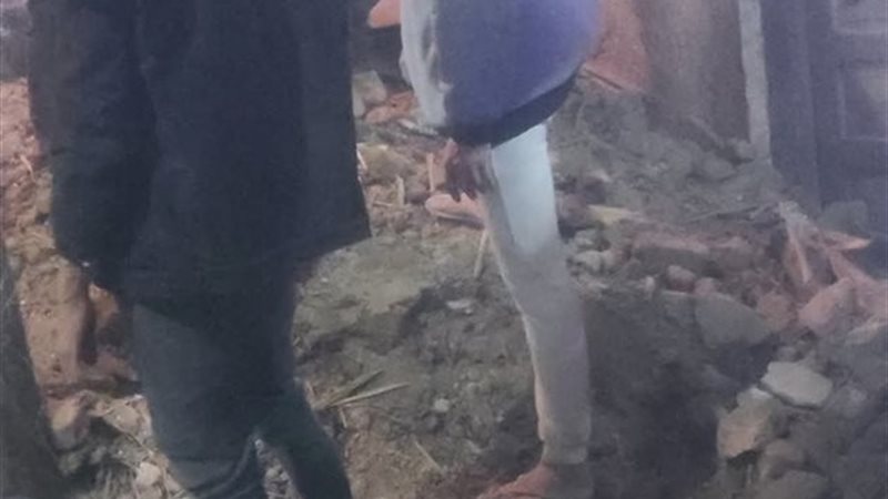 منزل سوهاج المنهار