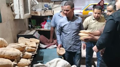 تحرير 35 محضر للمخابز البلدية بسبب نقص وزن الرغيف بالفيوم 
